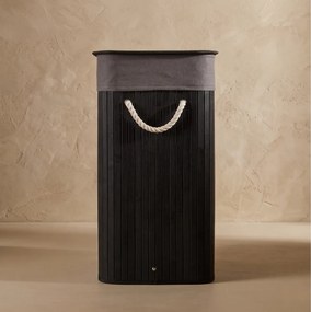 Bambusowy kosz na pranie SADE, 80 l