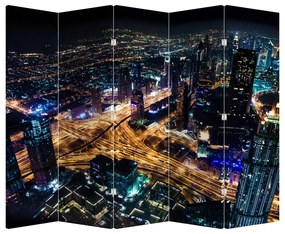 Parawan - Miasto nocą (210x170 cm)