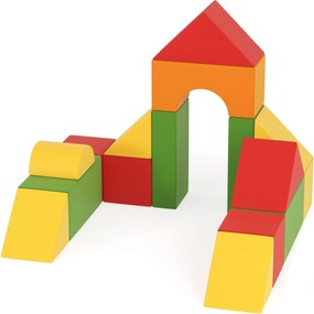 Bezpieczny zestaw piankowy dla dzieci Happy Castle Mid Baby
