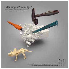 Woopie wykopalisko "mały archeolog" 6 szkieletów dinozaurów