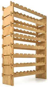 G21 Bambusowy regał na wino, 72 butelki