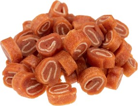 Przysmak dla kotów i małych psów - Mini sushi z kaczką i dorszem 50g