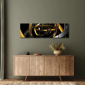 Obraz nowoczesnej abstrakcji (170x50 cm)