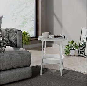 Stolik kawowy biały 40x40x47.5 riono