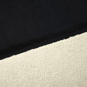 Jasnoszary worek do siedzenia z materiału bouclé Snug Long 140 – SLOWDOWN