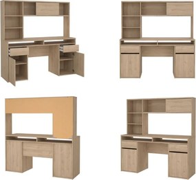 Biurko z nadstawką Function Plus 149 cm jackson hickory