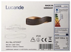 Lucande - LED Kinkiet LIAN LED/9W/230V