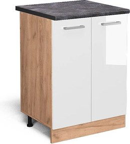 Szafki kuchenne biały wysoki połysk 60x60x81.6 r-line