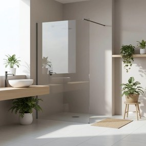 Kabina prysznicowa Walk-In Rea Flexi Transparent / Tytan 140