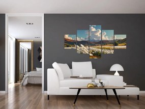 Obraz - Spokojny krajobraz (125x70 cm)