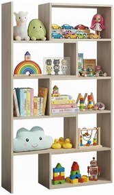 Komorowy regał na zabawki dąb sonoma N8-K27