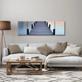 Obraz - Molo nad jeziorem Starnberger, Bavaria, Germany (170x50 cm)