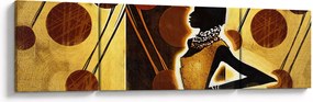 Obraz artystycznego malarstwa starożytnego (170x50 cm)