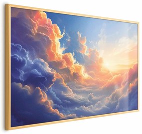 Plakat Symfonia barw 42x29,7 cm z ramą złotą bez marginesu ARTGEIST B