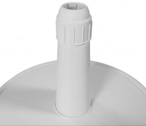 Stojak na duże parasole 70 l biały