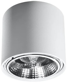 Plafon Led Biały Nowoczesny Tuba G6-W88