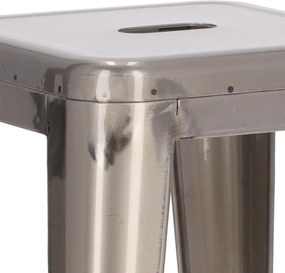 Stołek barowy Paris insp. Tolix 75 cm metaliczny