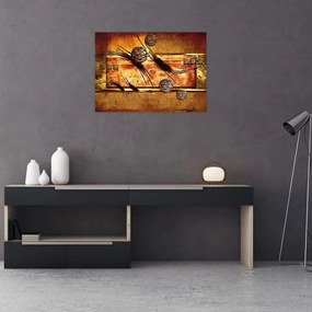 Obraz na szkle abstrakcji (70x50 cm)