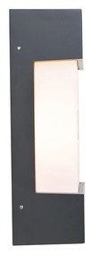 Zewnetrzna Nowoczesny Kinkiet / Lampa scienna zewnętrzny ciemnoszary IP44 - Tide Nowoczesny Oswietlenie zewnetrzne