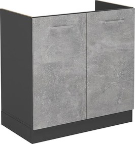 Szafka pod zlew beton 80x46x81.6 r-line