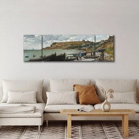 Obraz - Claude Monet, Sainte Adresse, reprodukcje (170x50 cm)
