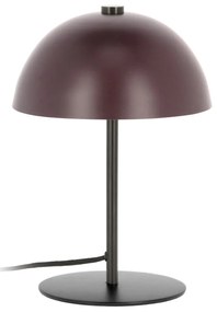 Bordowa lampa stołowa z metalowym kloszem (wys. 33 cm) Aleyla – Kave Home