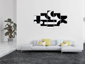 Obraz - Abstrakcja geometryczna N⁰3 (125x70 cm)