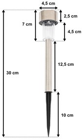 4Home Zestaw lamp solarnych LED, 10 szt., ciepła biała