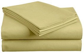 PrzytulneMieszkanie.pl Bawełniana prześcieradło LUX żółte 200x220 cm