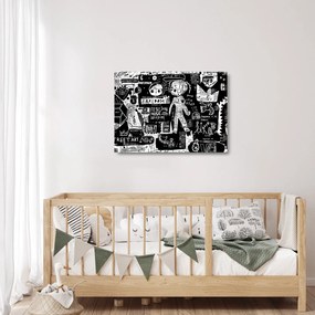 Obraz na szkle - Graffiti (70x50 cm)
