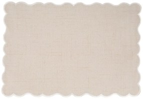 Mata stołowa z mieszanki lnu 30x43 cm Noura – Tiseco Home Studio