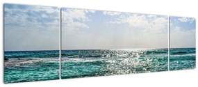 Obraz powierzchni morza (170x50 cm)
