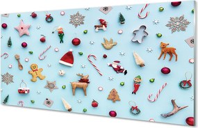 Szklany Panel Słodkie Świąteczne Dekoracje