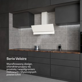 Klarstein Velaire Okap przyścienny skośny 90 cm