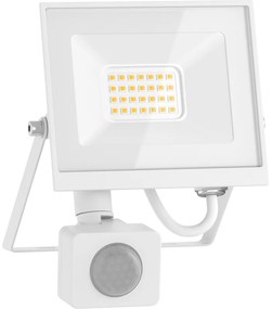 Mexen Luxpro+ naświetlacz LED z czujnikiem ruchu, 20W, Zimna - 6500K, 2200 lm, biały - L236-020-65-20