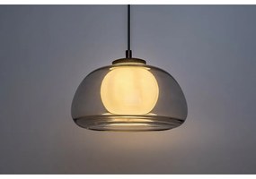 Rabalux 72275 nowoczesny żyrandol wiszący Elowen, przydymiony, G9, 1x maks. 5 W