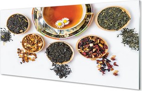 Szklany Panel Herbata Ziołowa w Kubku
