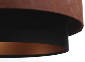 Bordowa lampa wisząca nad stół z abażurem - S429 D9-S76