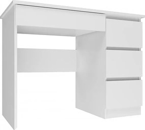 Białe biurko proste klasyczne komputerowe 100 cm F3-C08