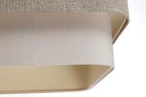Lampa wisząca KWADRO DUO 009 51x47cm beżowa/kremowa BPS KONCEPT