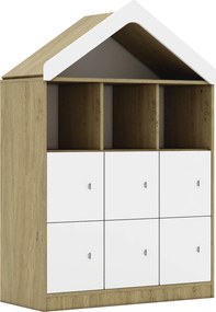 Regał szkolny domek Blox BASE 110 index 3PP-3R-6F1-D