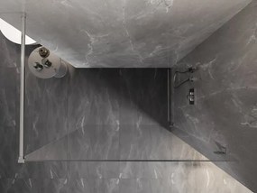 Mexen Lunar ścianka prysznicowa Walk-in prawa 90 x 200 cm, transparent 8 mm, chrom - 830-090-000-01-00-P
