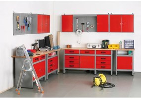 Mars Szafka do zawieszenia na ścianie HOBBY I, 600 x 800 x 200 mm, 2 drzwi, perforowana