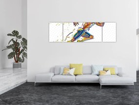 Obraz - Biegacz (170x50 cm)