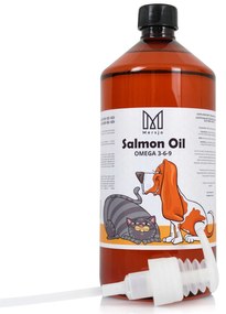 Olej z łososia dla psa i kota MERSJO 1000ml