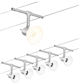 Paulmann 94136 - Zestaw 5xGU5,3/10W reflektor SHEELA 230V chrom błyszczący