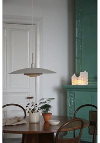 Beżowa lampa wisząca z metalowym kloszem ø 57 cm Piny – Markslöjd