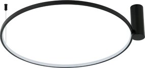 Lampa sufitowa LED RING S 34 W / 230 V 3000/4000/6000 K Ø 60 cm czarna