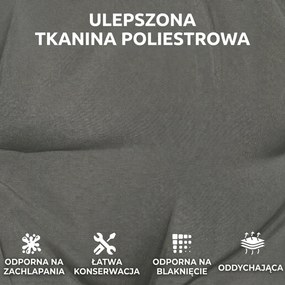 Outsunny Zestaw 4 poduszek na krzesła 39,5 x 39,5 x 10 cm z paskami, antypoślizgowe poduszki do użytku wewnętrznego i zewnętrznego | Aosom PL