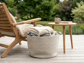 Kosz do przechowywania z uchwytami COTTON HAVEN 35x35 cm - więcej kolorów Kolor: Růžovohnědá